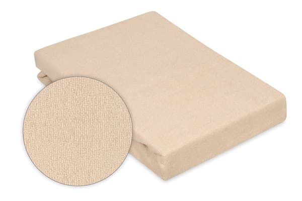 Frottélagen med elastik PREMIUM 70x140x10 Beige