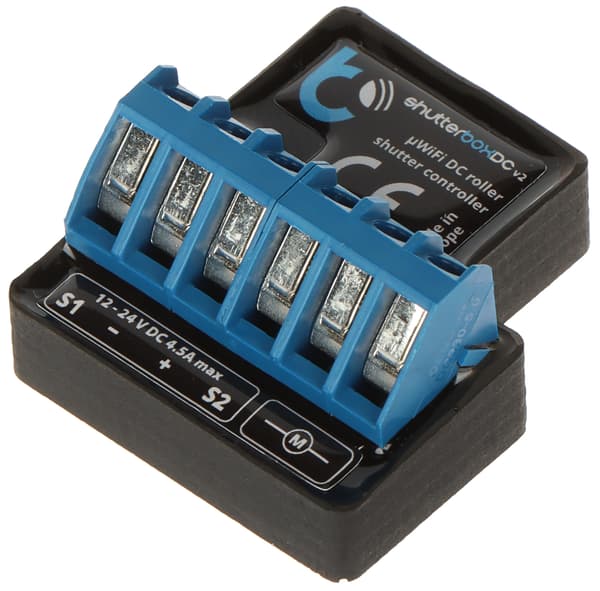 Smart rullejalousie-controller shutterbox-DC-V2/blebox Wi-Fi, 12...24V DC