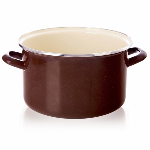 Brown emaljerad gryta 26 cm, 6,5 l