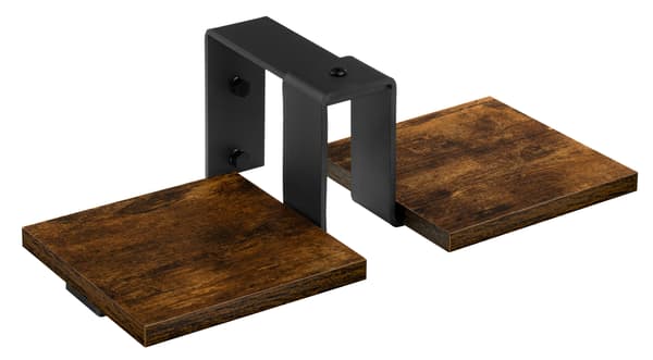 Sort FERNANDO RUSTIC loft blomsterstander, ældet eg