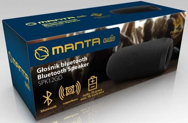 Bärbar högtalare MANTA SPK12GO
