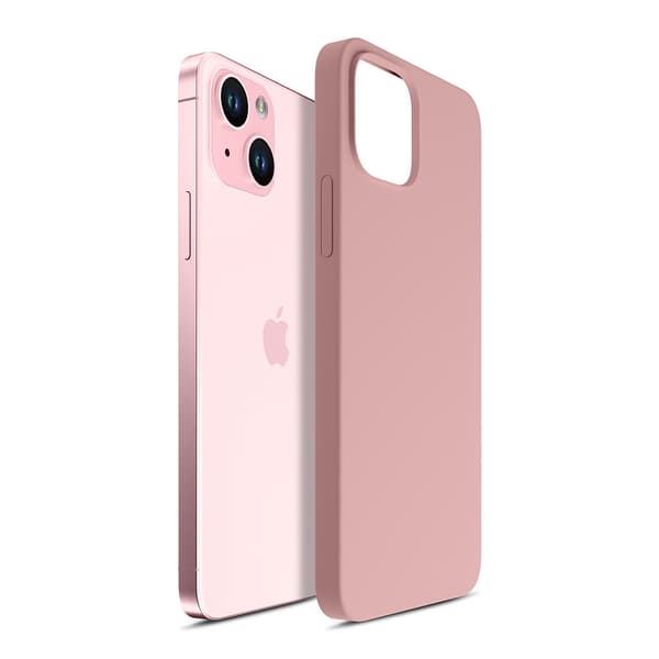 Apple iPhone 15 Plus - 3mk Hardy Silicone MagCase Pinkki