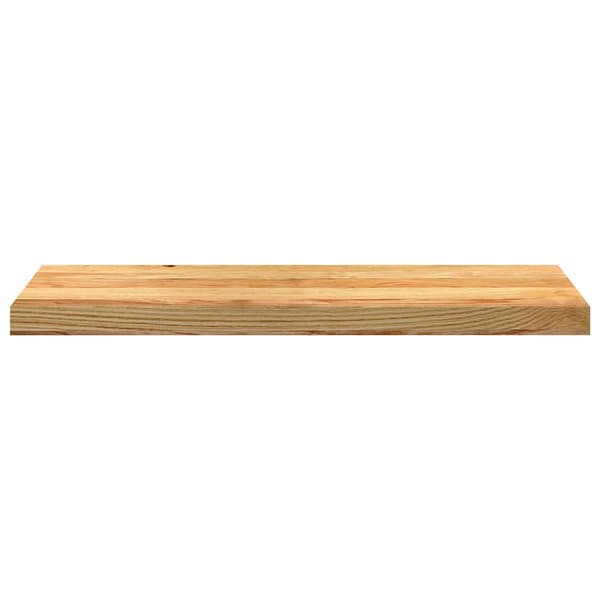 vidaXL trappetrin, 4 stk. brun 80x30x2 cm massivt egetræ