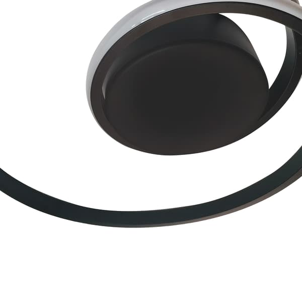 FANTASY LED-KATTOVALAISIN MUSTA MILAGRO ML6412
