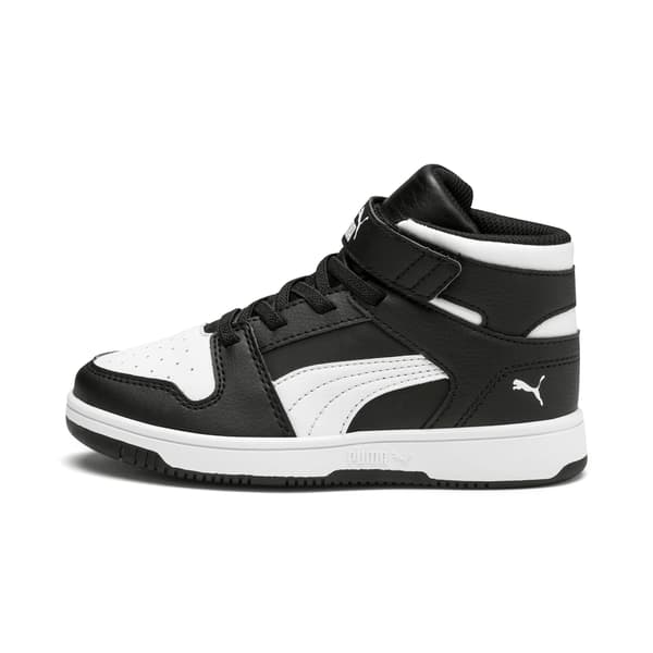 Puma REBOUND LAYUP SL V PS børnesko sort 37048801 r 28