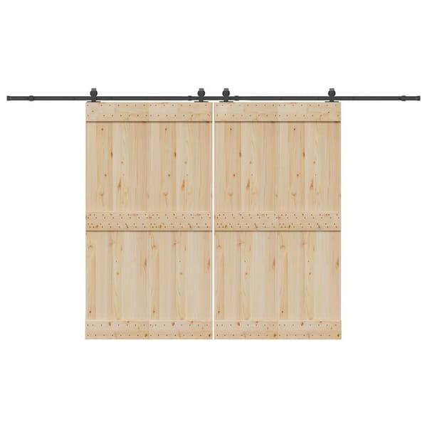 vidaXL Skjutdörrsinstallationssystem, 366 cm, Stål, Svart