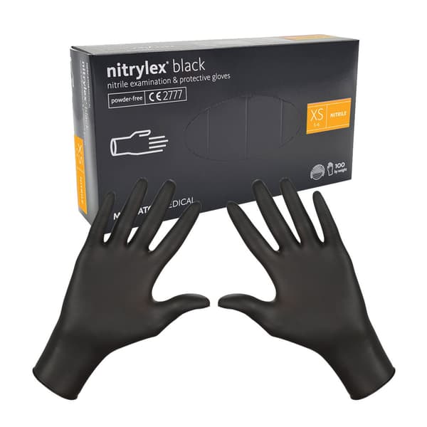 Mercator Nitrylex Sort XS nitrilhandsker 100 stk.