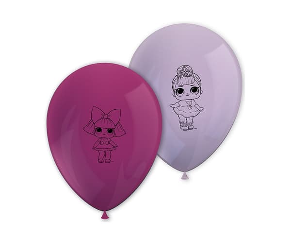 LOL Glitterati ballonger 28 cm 8 st.