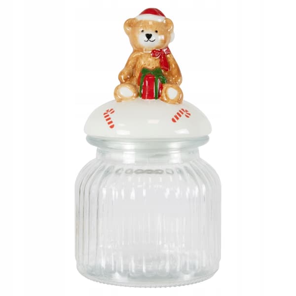Julekageglas 700ml med keramisk låg BAMSE