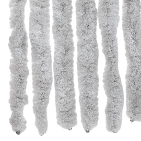 vidaXL Flugnät, Grå, 100x230 cm, Chenille