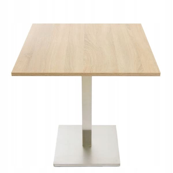Postument för bord bas metallben silver loftbord krom ARP177