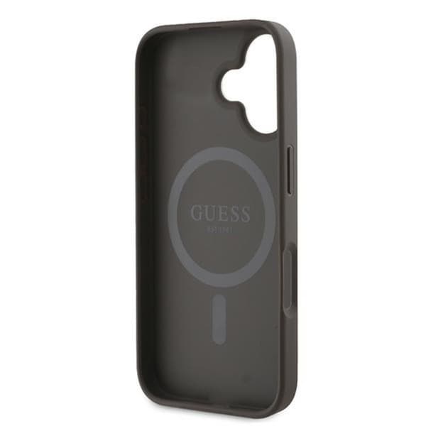 Guess 4G Printed Stripes MagSafe - iPhone 16 Plus cover (brun)