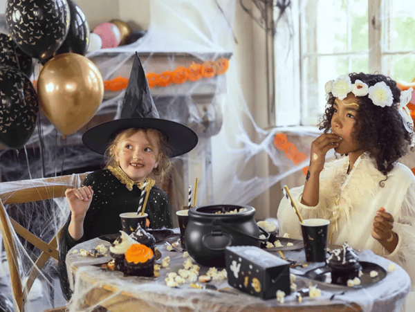 HALLOWEEN Skelet Popcornæsker Spand 6 stk.