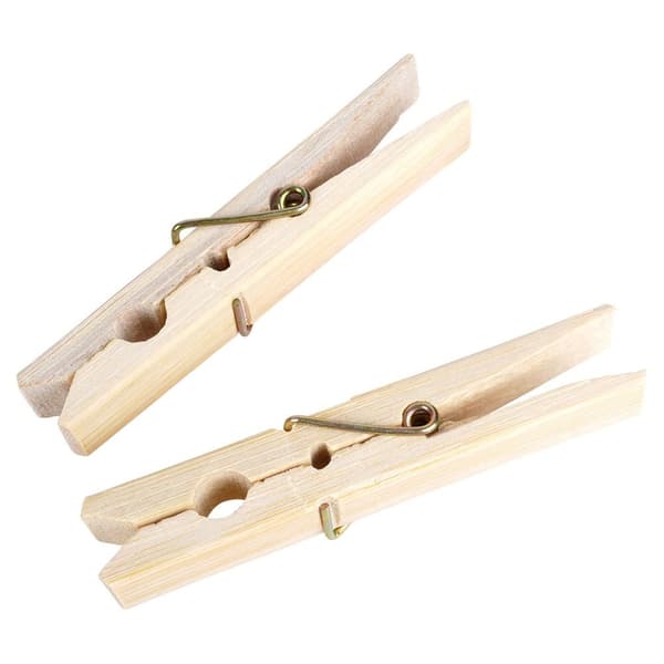 Bambu pyykkiklipsit 48 kpl