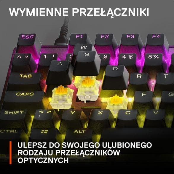 SteelSeries Apex 9 TKL US — langallinen näppäimistö OptiPoint-kytkimillä