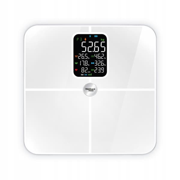 Analytisk badevægt 16 parametre Apple Health, Google Fit, IF1321B