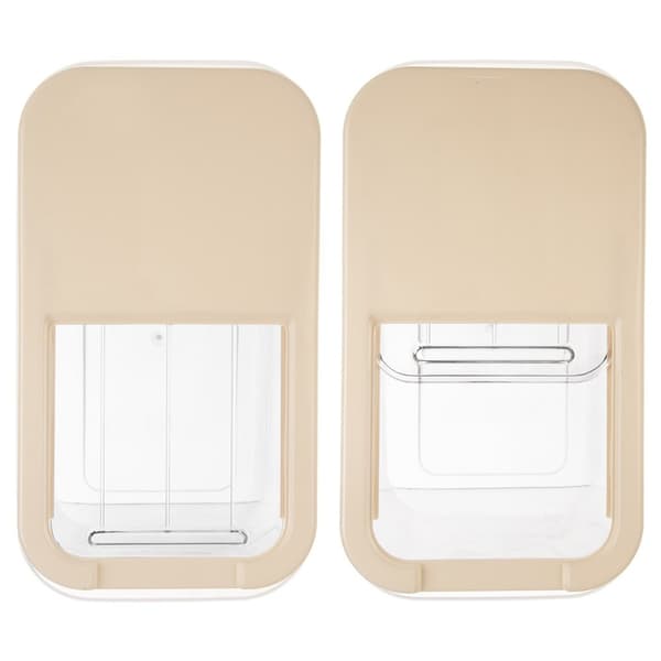 Behållare för förvaring av kapslar, pulver och foder beige 5 liter