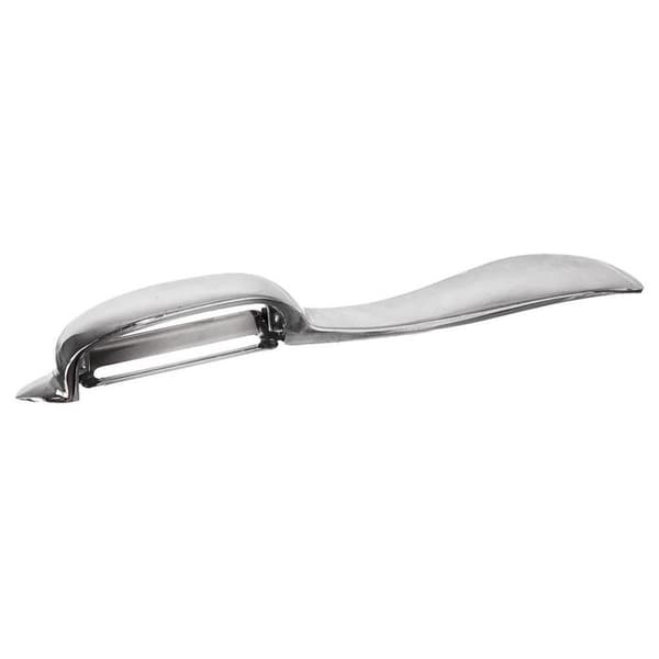 Luxy vertikal grönsaks- och fruktskrape metallisk 17 cm