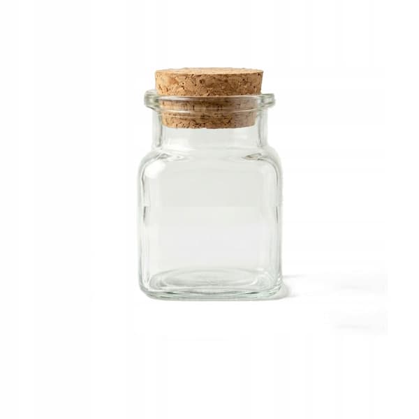 12x Burk 120ml för Kryddor Örter Bröllopsljus Present med Kork