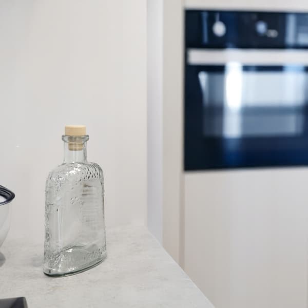 5x Glasflaskor Is 500ml med Kork för Vinlikörer 0,5l