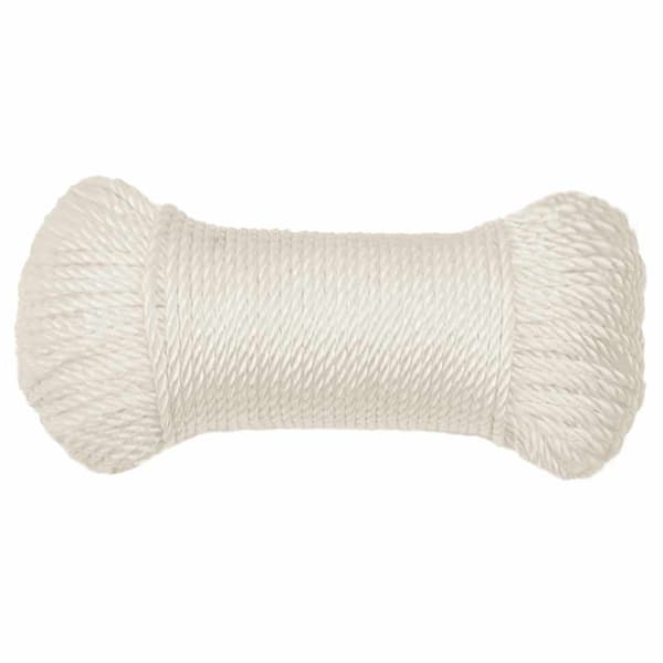 vidaXL Arbetsrep, Vitt, 3 mm, 100 m, Polypropylen