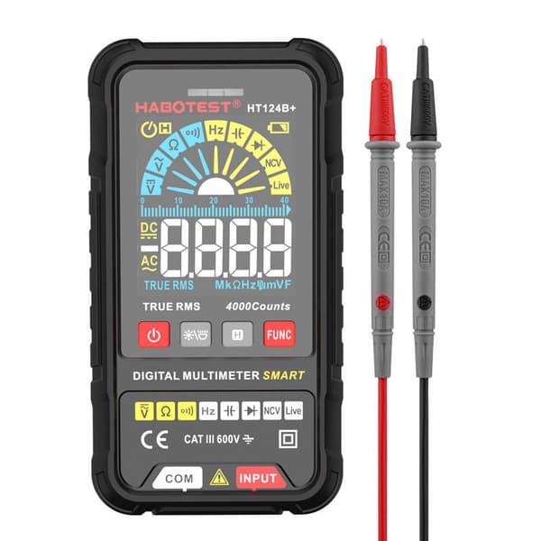 Habotest HT124B+ digitalt universal multimeter