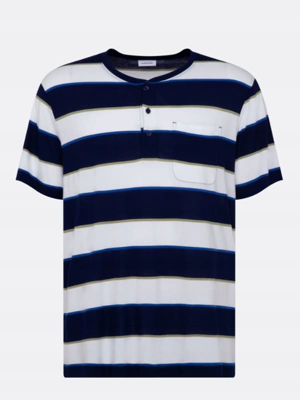 Seidensticker randig pyjamas-t-shirt M