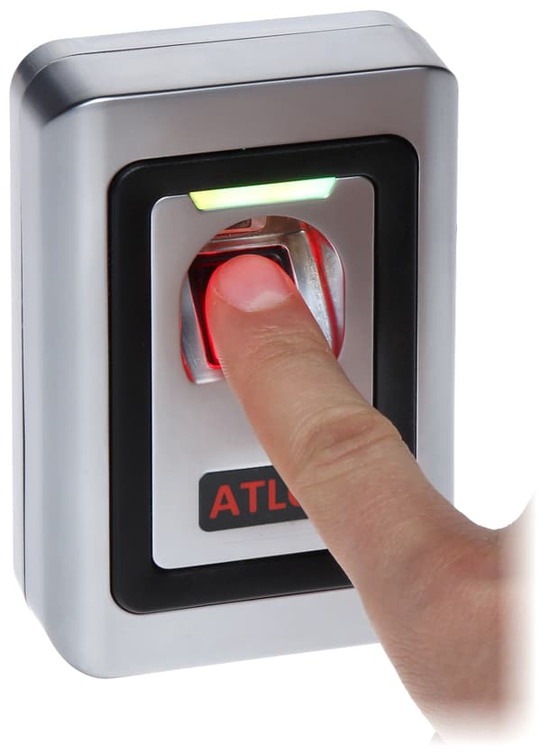FINGERAVTRYCKSLÄSARE + RFID ATLO-RFM-501