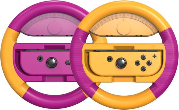 2X COODIO JOY-CON RAT TIL MARIO KART 8 DELUXE NINTENDO SWITCH OLED