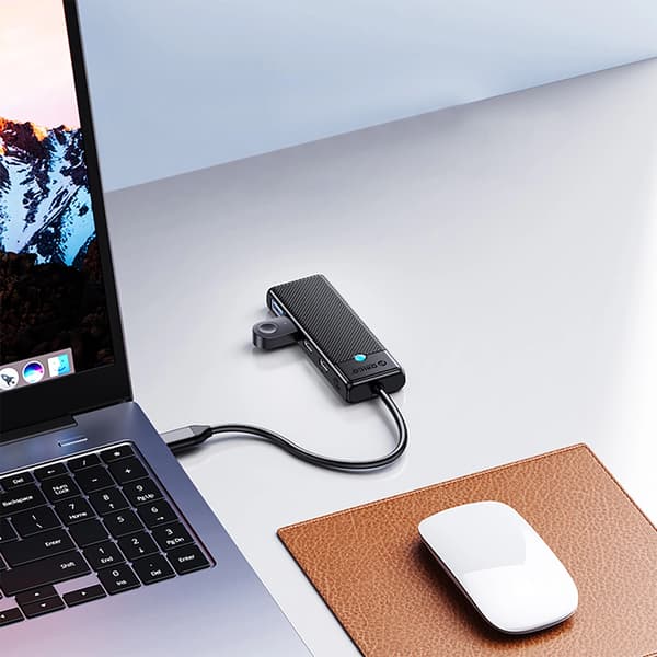 Orico PAPW2AC-C3 USB-C Hub Dockingstation 2x USB-A 3.0 + 2x USB-C 3.0 - Sort
