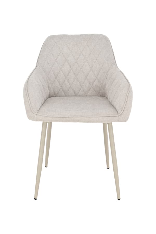 RELLO polstret lænestol, beige stof