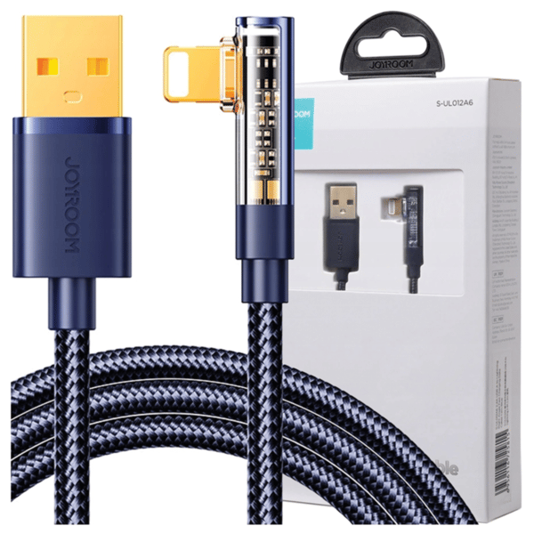 Joyroom S-UL012A6 USB-A / Lightning / Angle / 1.2m kaapeli (sininen)