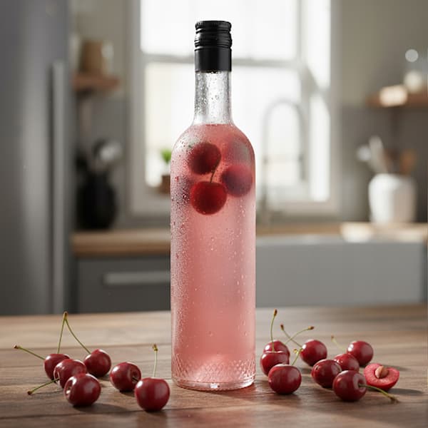 Glasflaska KRISTALL 500 ml FLASKOR FÖR MOONLIGHT LIKÖR VINJUICE