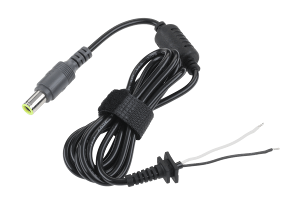 Rebel strömkontakt 7,9/5,4 (20V/4,5A) nätkabel montering
