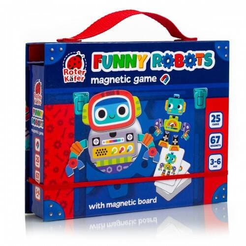 MAGNETISK SPELROBOTAR UTBILDNINGSKIT KORT MAGNETBRÄDA ROTER KAFER
