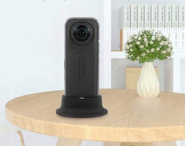 PULUZ PU943B stativ til Insta360 X4 (siliconestativ)