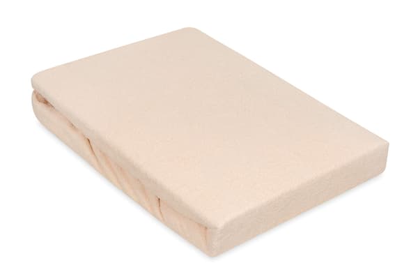 Frotee-aluslakana 150/160x190/200 PREMIUM Kermanvärinen