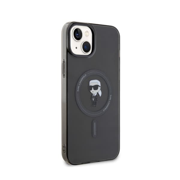 Karl Lagerfeld IML Ikonik MagSafe - iPhone 15 Plus cover (sort)