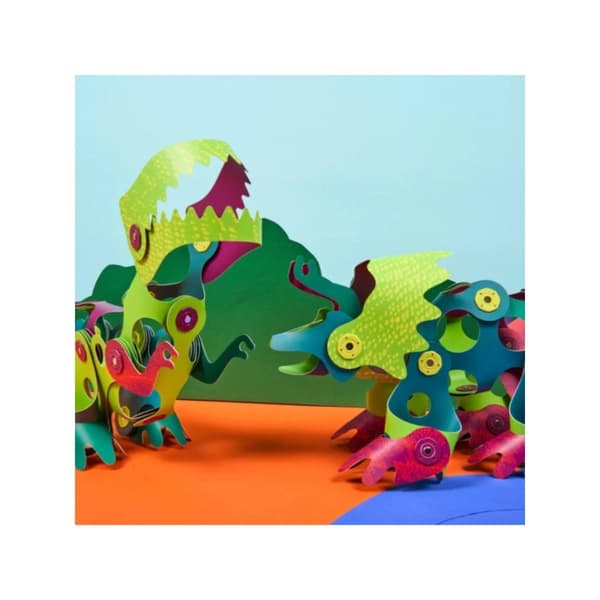 Clixo Dino Adventure Pack 36 delar - flexibla dinosaurier 4+
