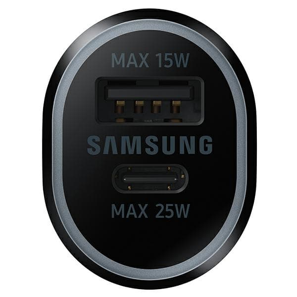 Samsung EP-L4020NBEGEUUSB-C/USB-A 40W hurtigoplader til bil, sort