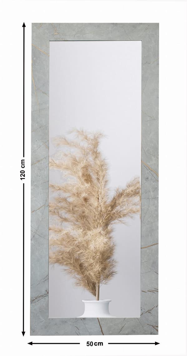 Peiliprofiili 70/15, ulkomitat 50x120 cm, Harmaa Caspio