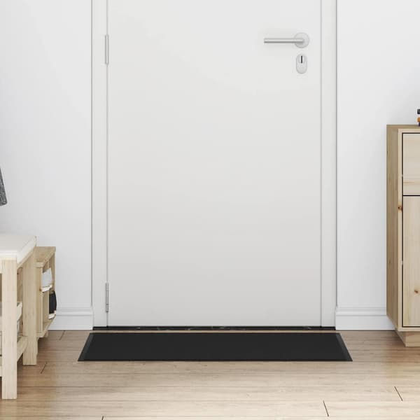 vidaXL Dörrmatta svart 60x90 cm