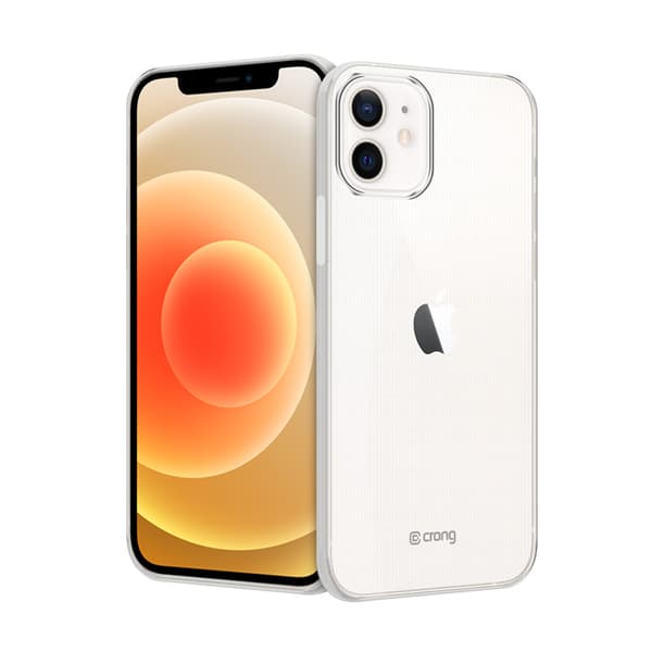 Crong Crystal Slim Cover - iPhone 12 / iPhone 12 Pro -kotelo (läpinäkyvä)
