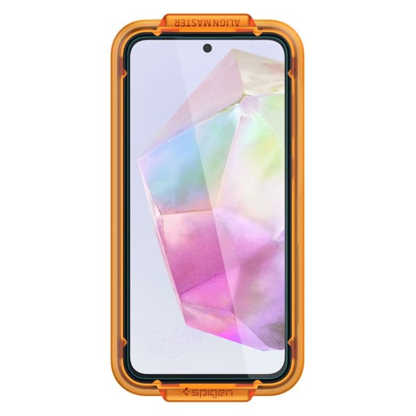 Härdat glas SPIGEN ALM GLAS.TR 2-PACK GALAXY A35 5G KLAR