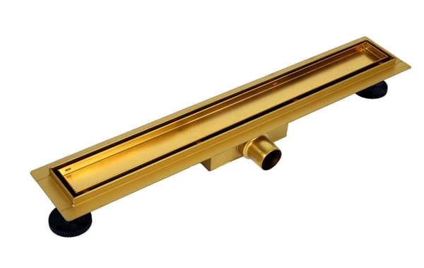 Duplex Next 2i1 Lineært Afløb 70 cm Dobbeltsidet Guld
