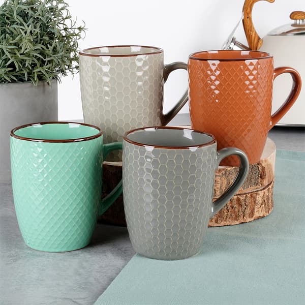 Keramiska koppar 400 ml 4 st