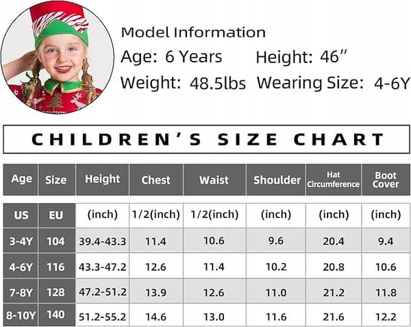 Jultomtekostym, julkarnevalkostym, 8-10 år, IKALI