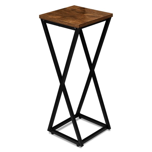 KONEL RUSTIC loft blomsterstander, sort, 62 cm