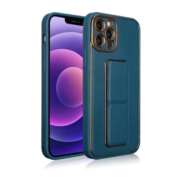 Nytt Kickstand Case iPhone 13 Pro-skal med stativ blått