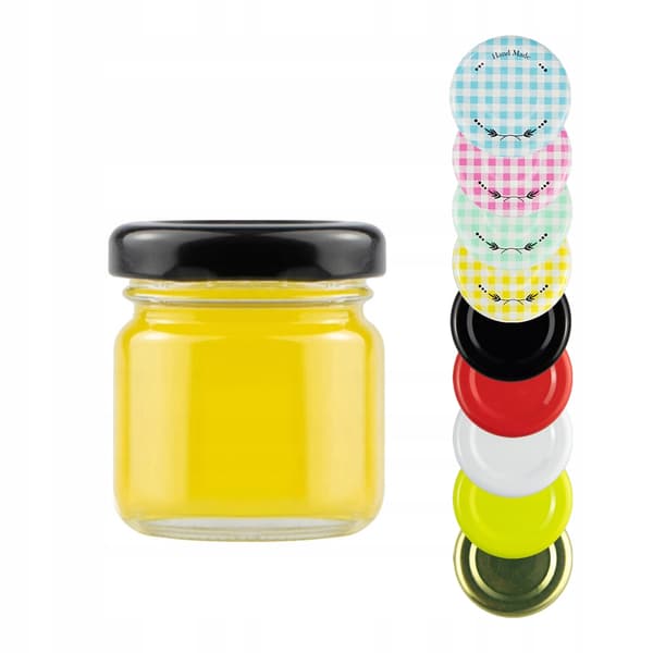 10x burkar 40ml För kryddor Honungssylt Bröllop Mini Glasburkar